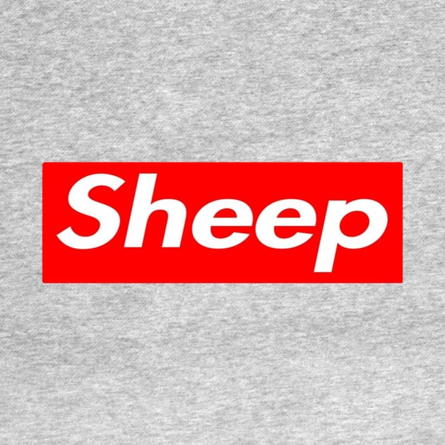 sheep red box logo by rajibsawami